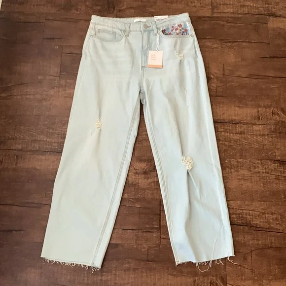 NWT LC Lauren Conrad Super High Rose crop - Picture 7 of 9